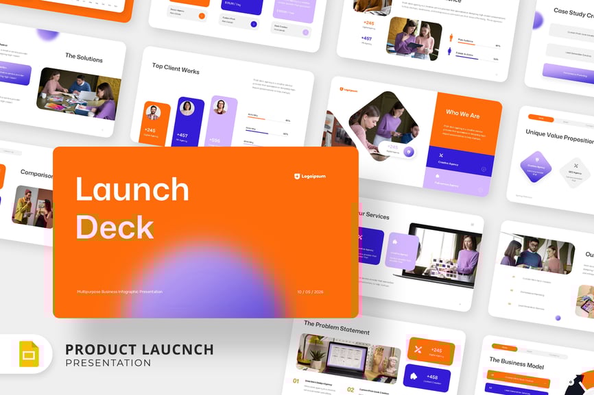 项目启动PPT模板 (PPTX)