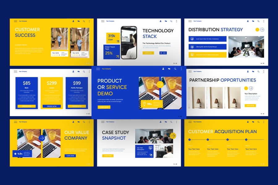 B2B销售 PPT模板 (PPTX)