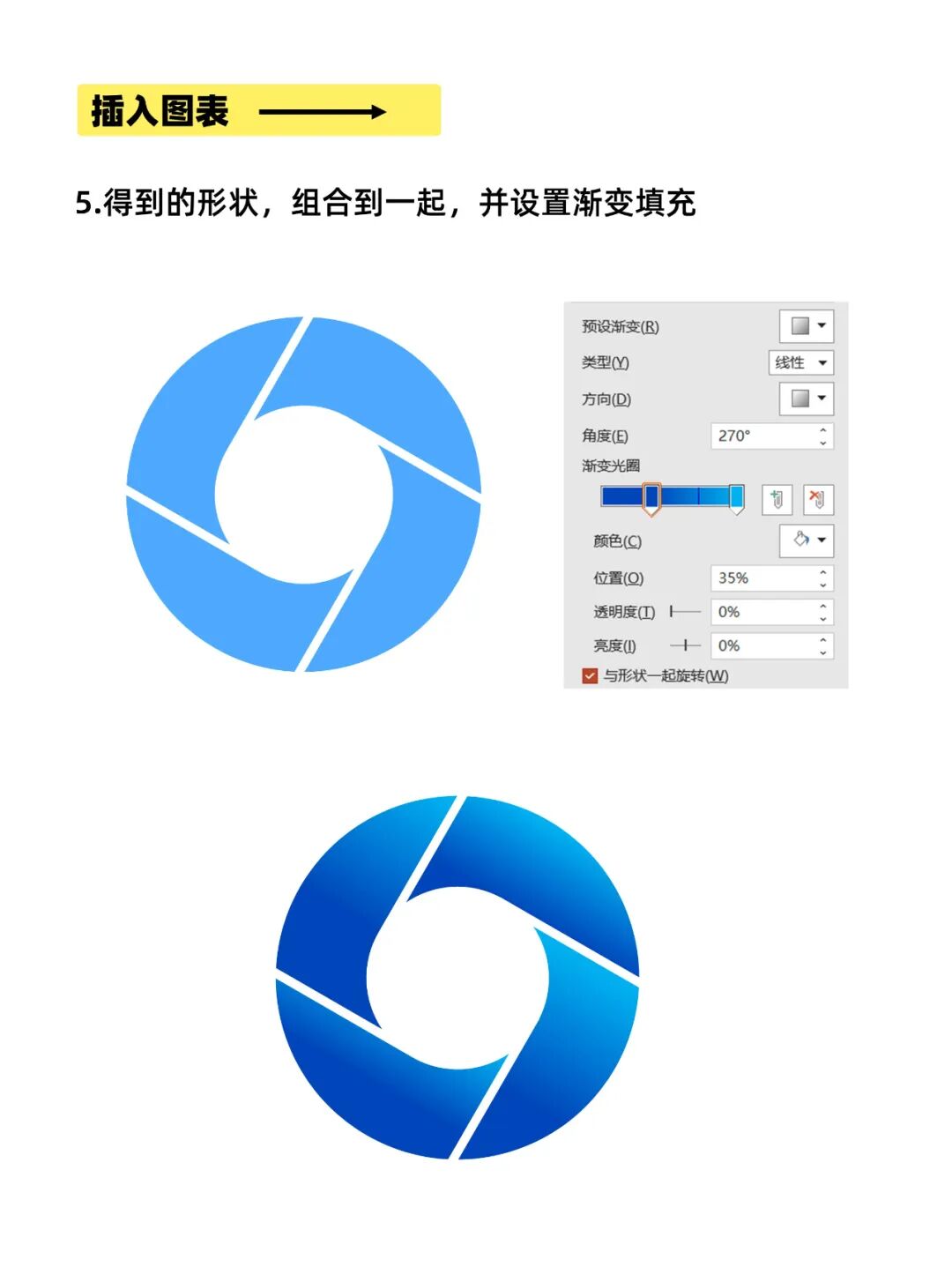 绝了！PPT创意圆环这样做，瞬间让你的PPT高大上