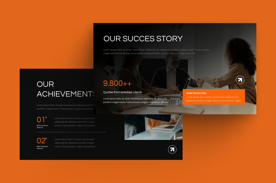 公司简介PPT模板 (PPTX)