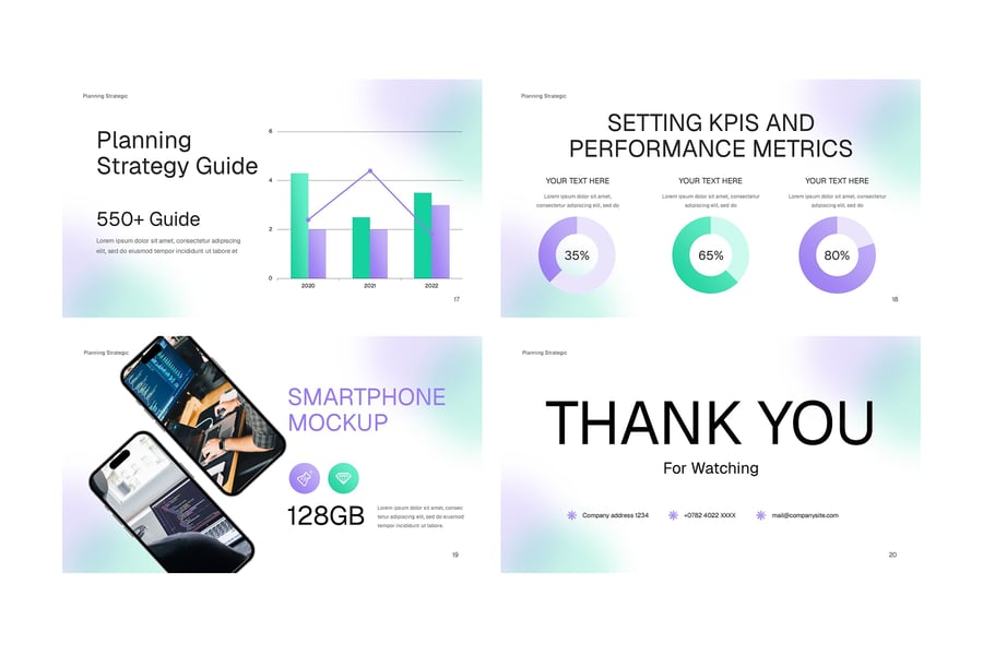 计划战略PPT模板 (PPTX)