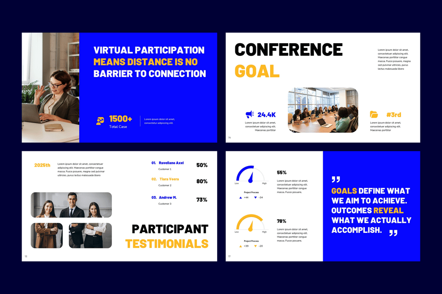 会议PPT模板 (PPTX)