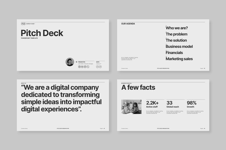 商业计划PPT模板 (PPT,PPTX)