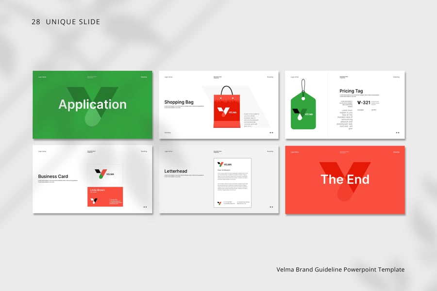 品牌指南模板PPT模板 (PPTX)