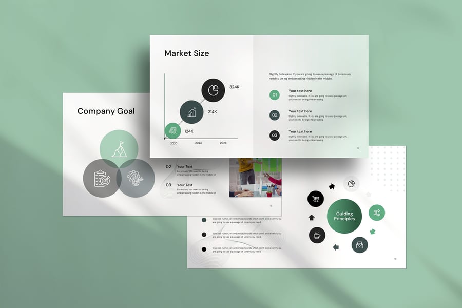 简单的螺距商业计划PPT模板 (PPTX)