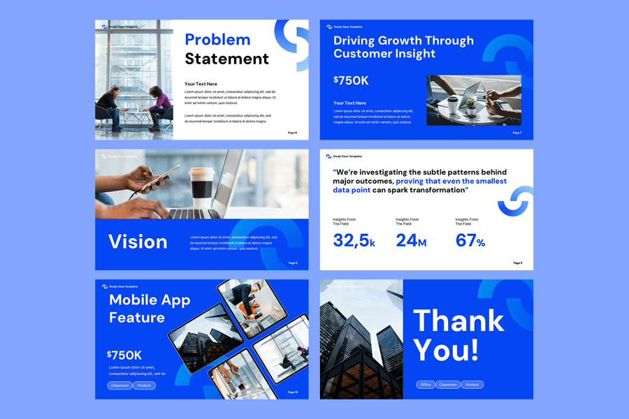 研究案例PPT模板 (PPTX)