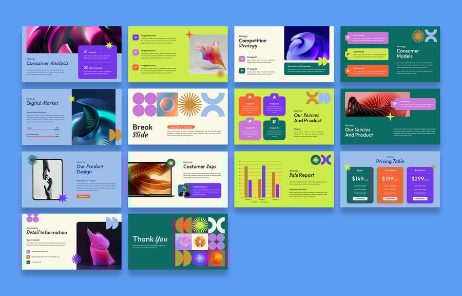 营销计划演示PPT模板 (PPTX,PPT)