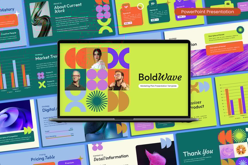 营销计划演示PPT模板 (PPTX,PPT)