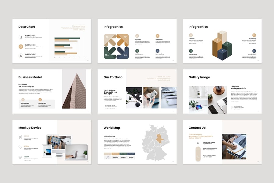 业务计划PPT模板 (PPTX)