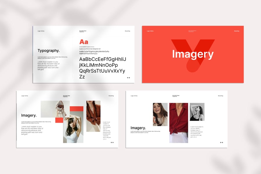 品牌指南模板PPT模板 (PPTX)