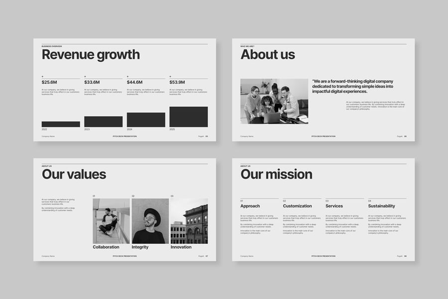 商业计划PPT模板 (PPT,PPTX)