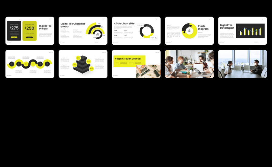 数字营销PPT模板 (PPT,PPTX)