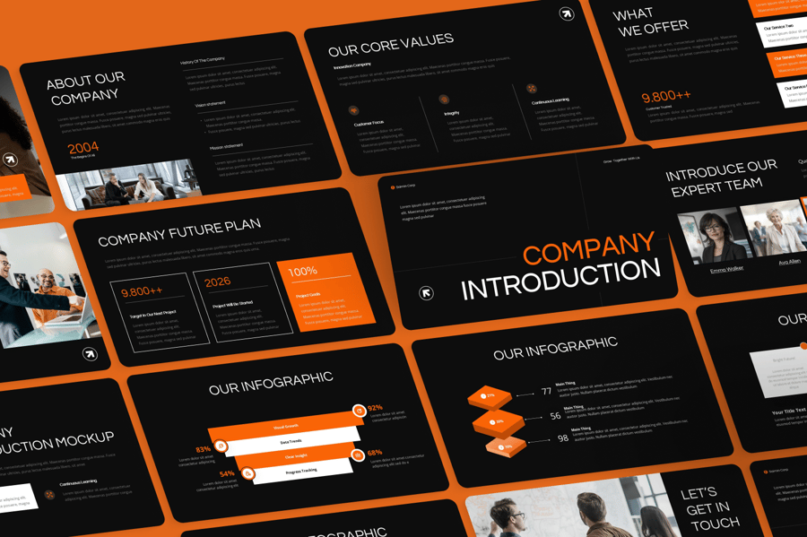 公司简介PPT模板 (PPTX)