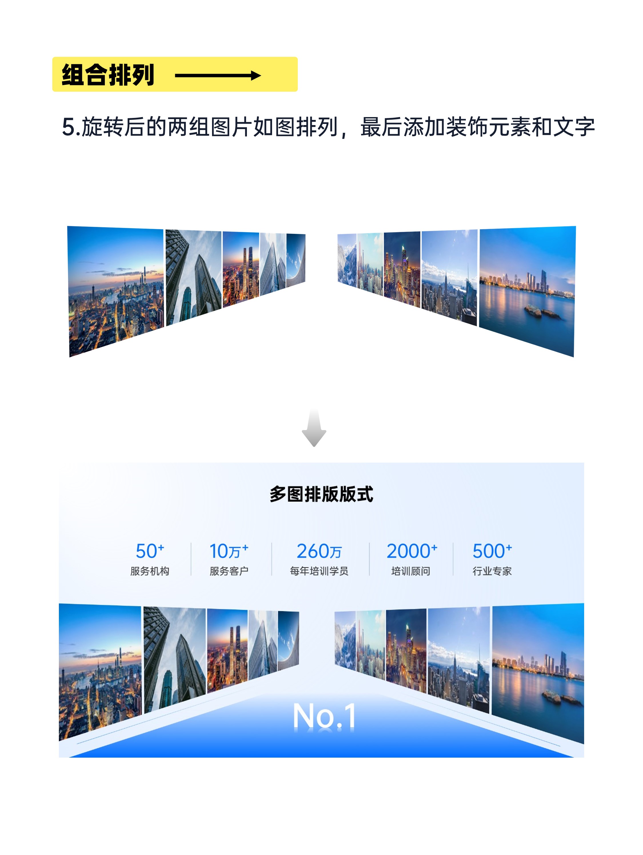 PPT三维旋转创意排列10张图片秘籍大公开！