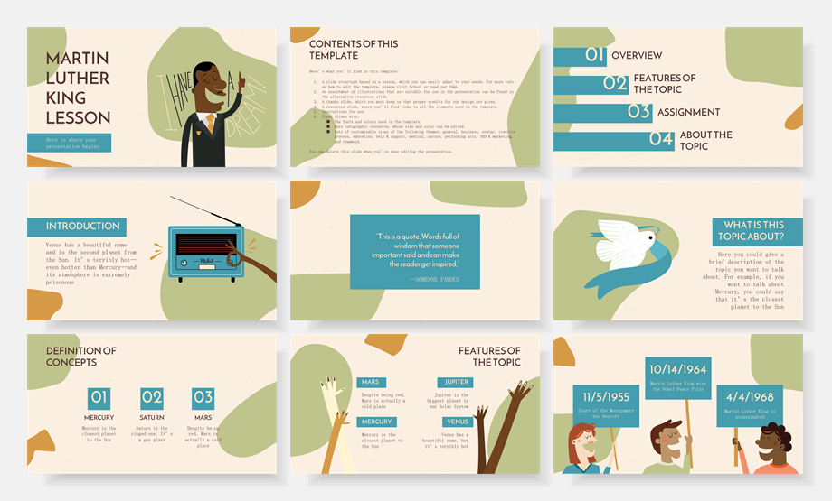 超萌卡通教育PPT模板