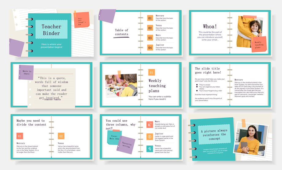 超萌卡通教育PPT模板