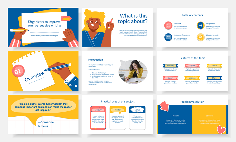 超萌卡通教育PPT模板