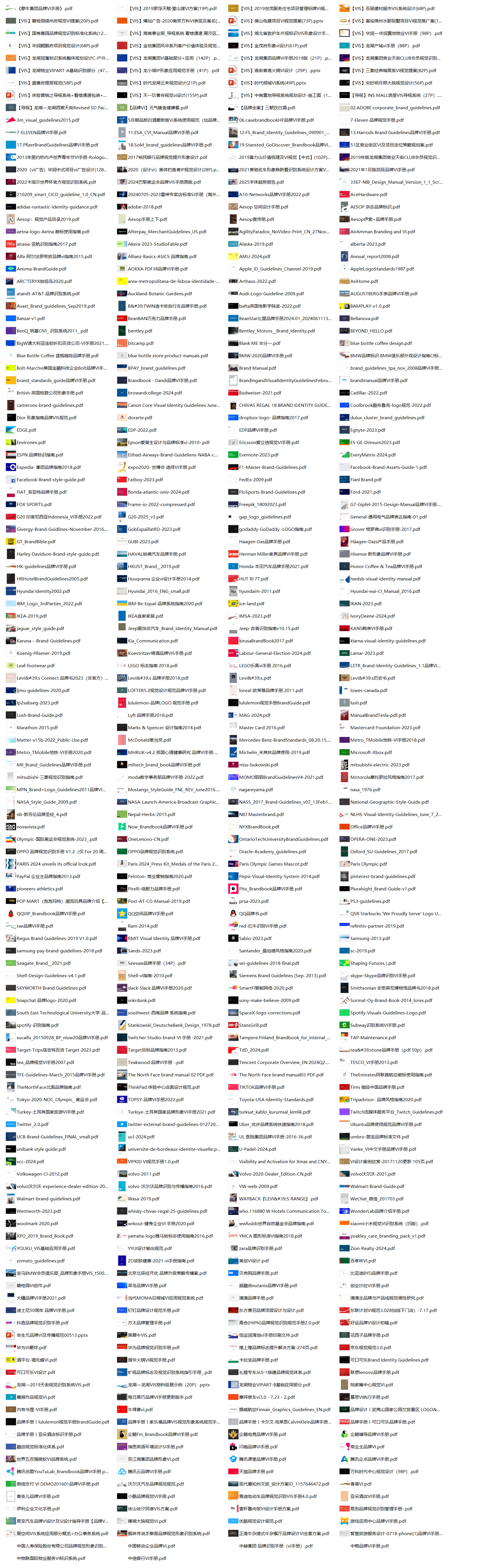 500 份品牌 VI 手册一键下载，设计人/企业宣传人的福音！【AG01】