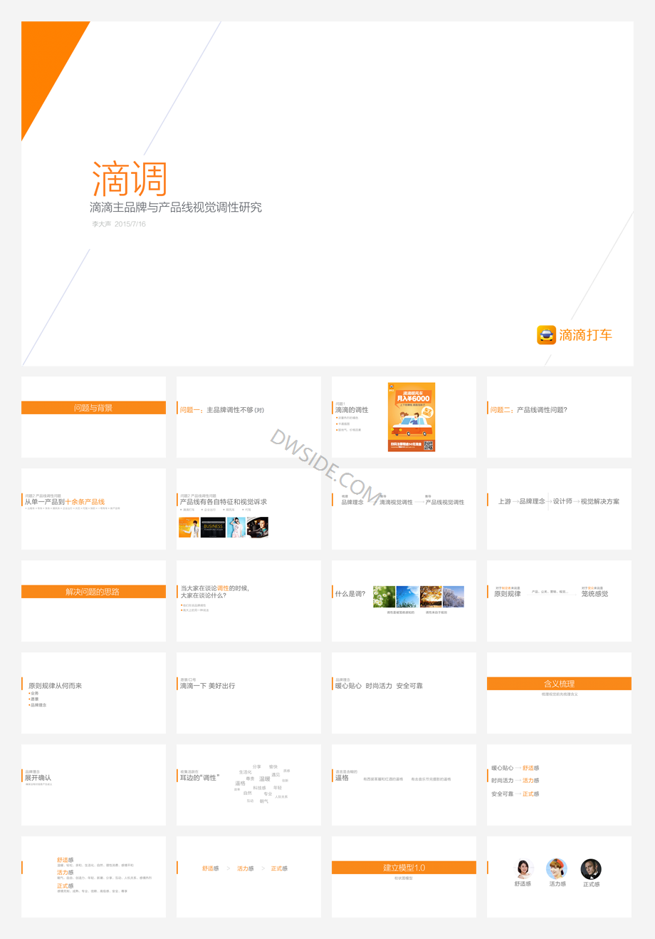 滴滴主品牌与产品线视觉调性研究.pdf