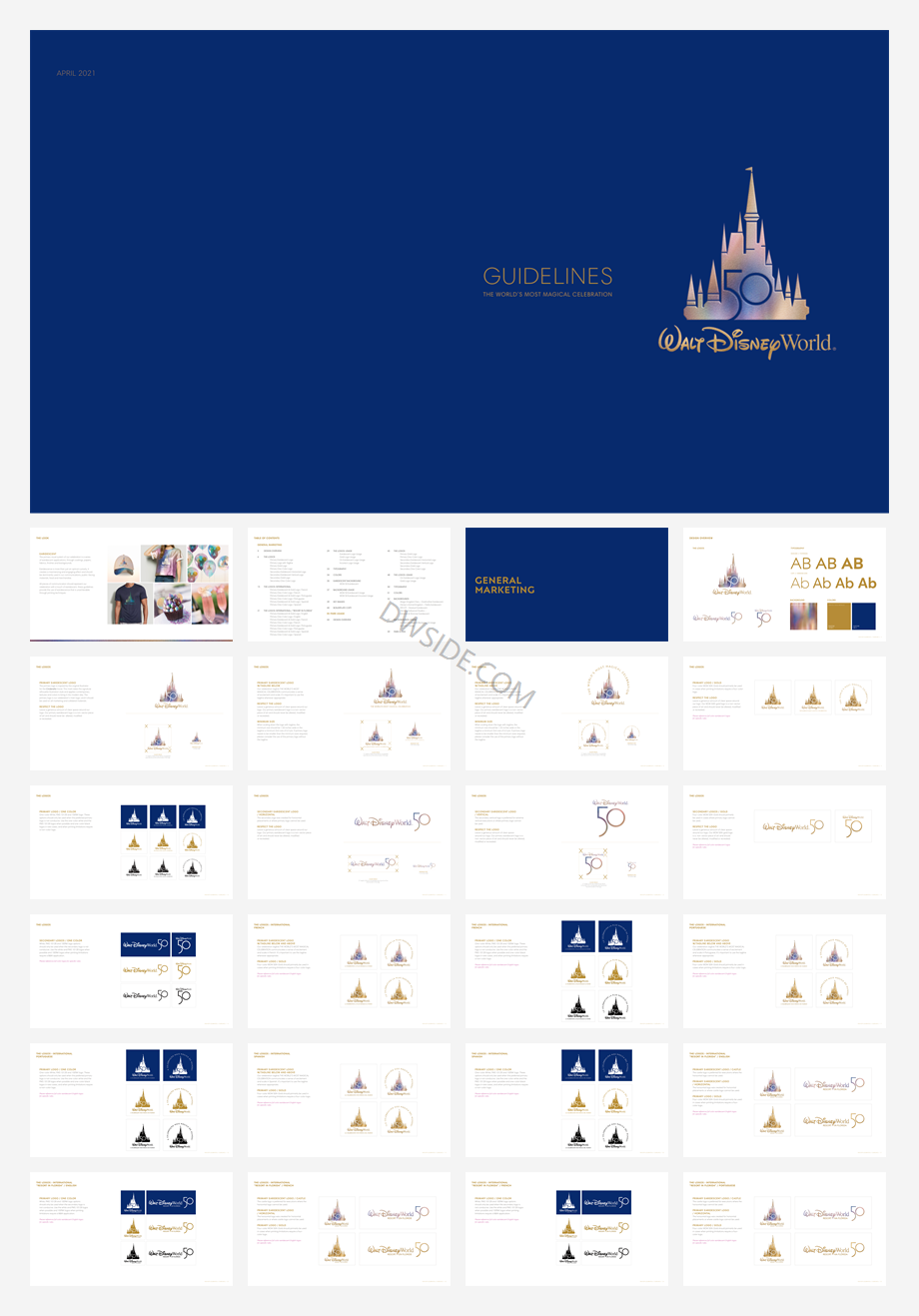 迪士尼50周年 品牌VI手册.pdf