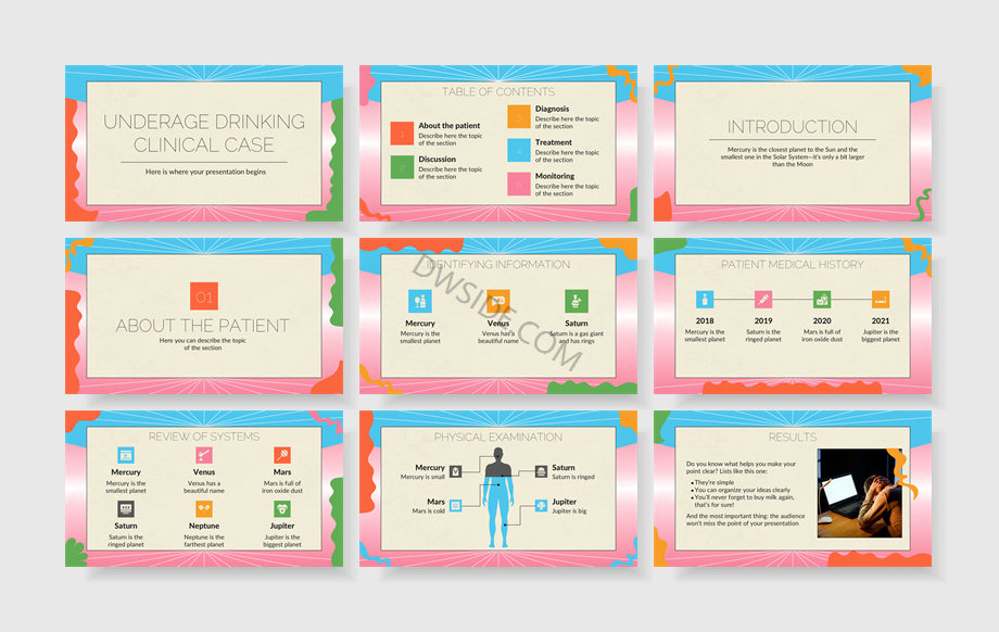 扁平商务风PPT模板