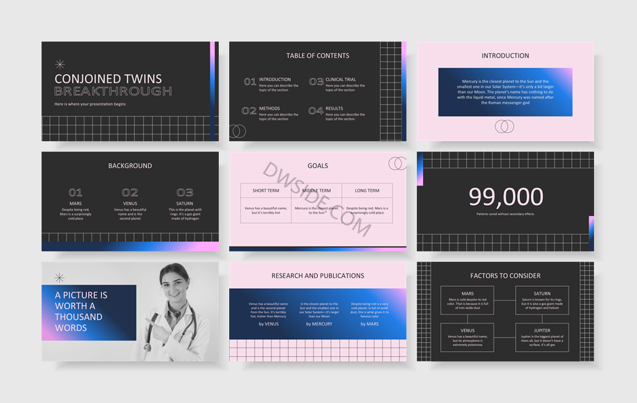 扁平商务风PPT模板