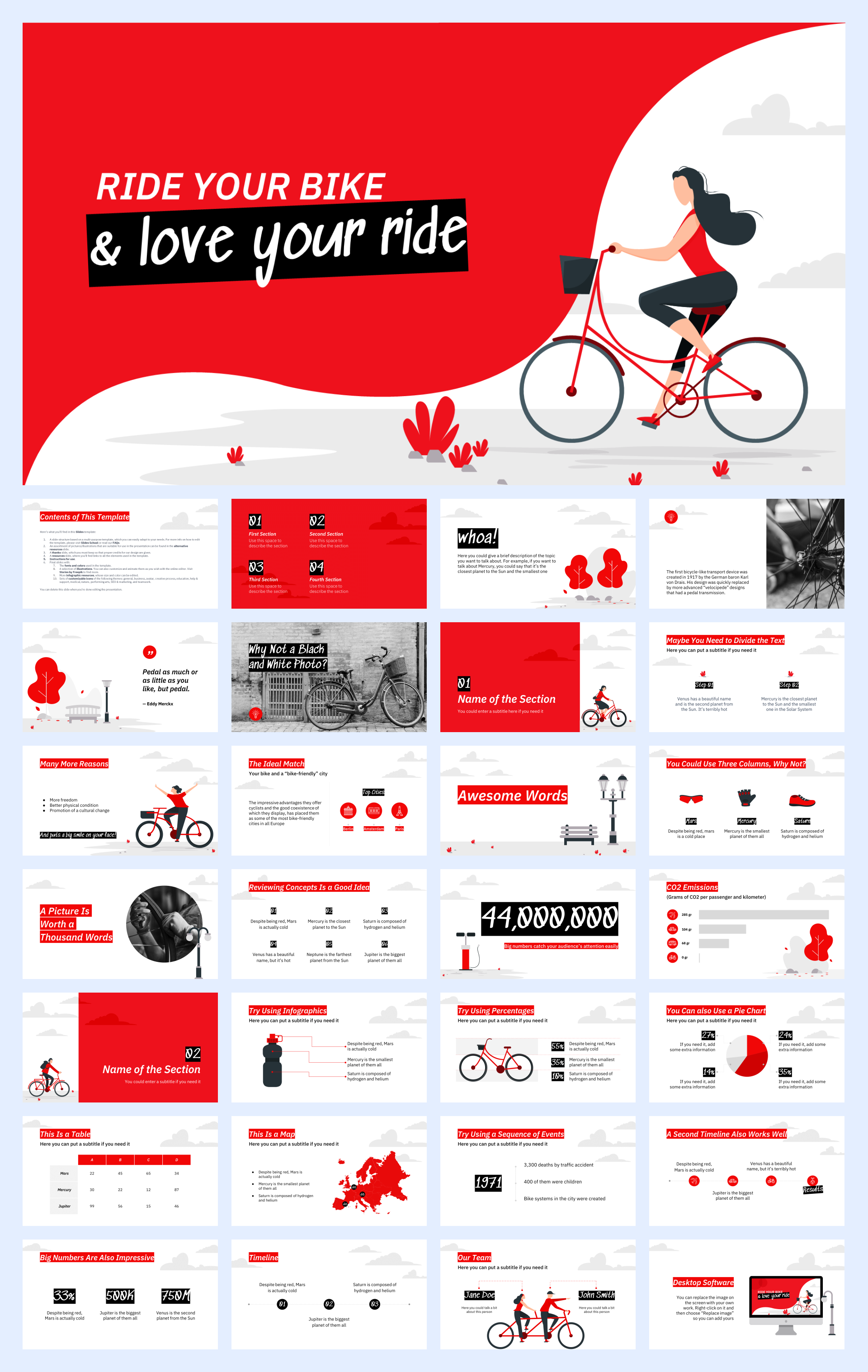 扁平商务风PPT模板