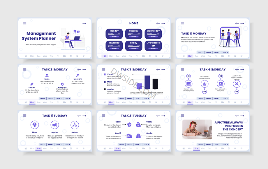 扁平商务风PPT模板
