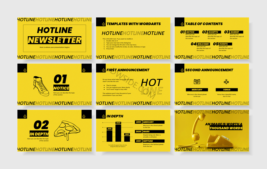 扁平商务风PPT模板