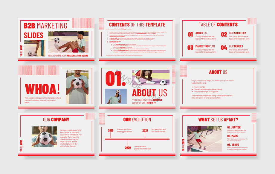 扁平商务风PPT模板