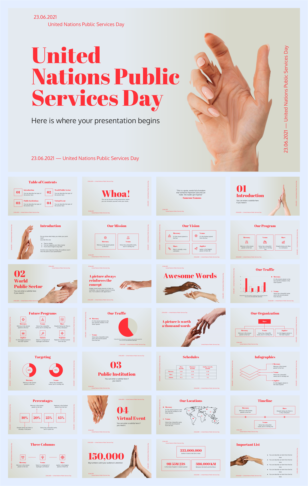 扁平商务风PPT模板