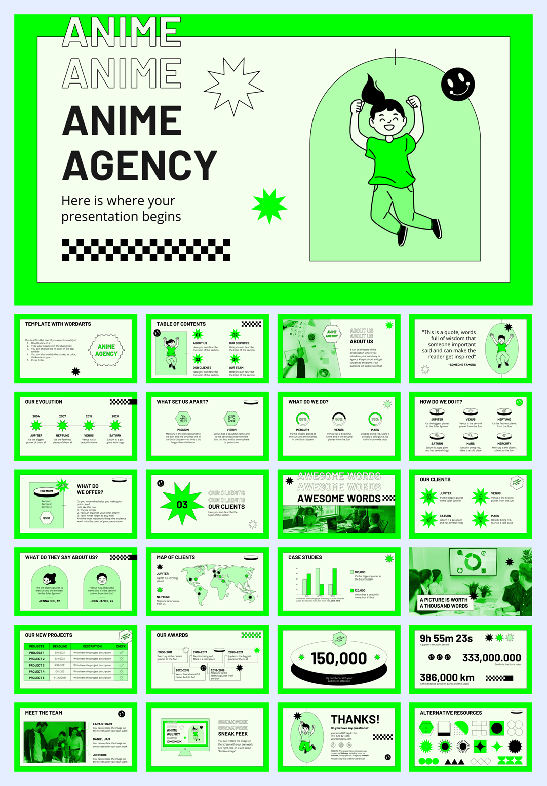 扁平商务风PPT模板