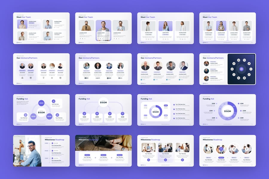 商业路演PPT模板 (PPTX)