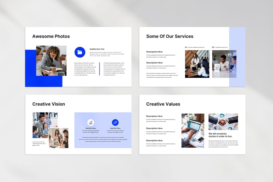 创意提案PPT模板 (PPTX)