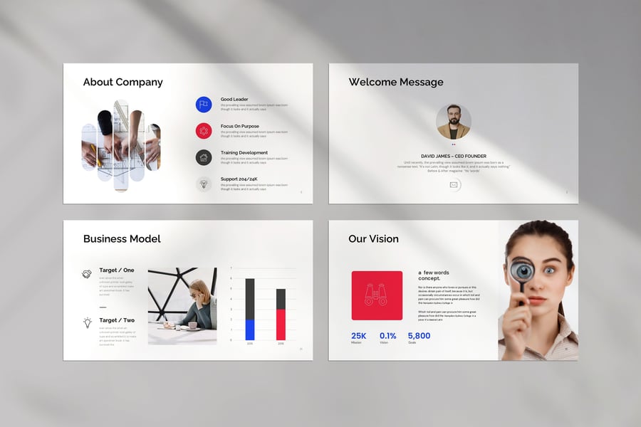 商业路演报告PPT模板 (PPTX)