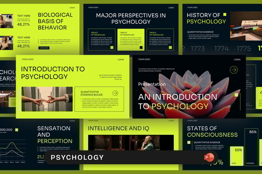 心理学PPT模板 (PPTX)