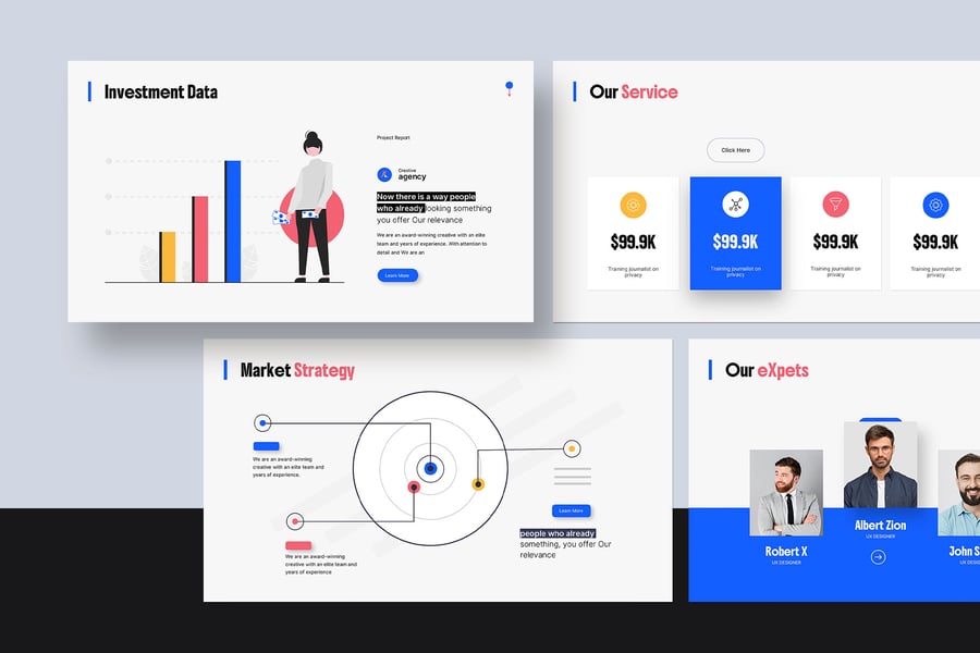 数字营销策略PPT模板 (PPTX)