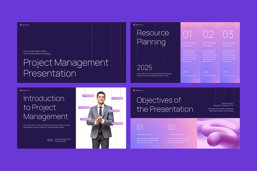 项目管理PPT模板 (PPTX)