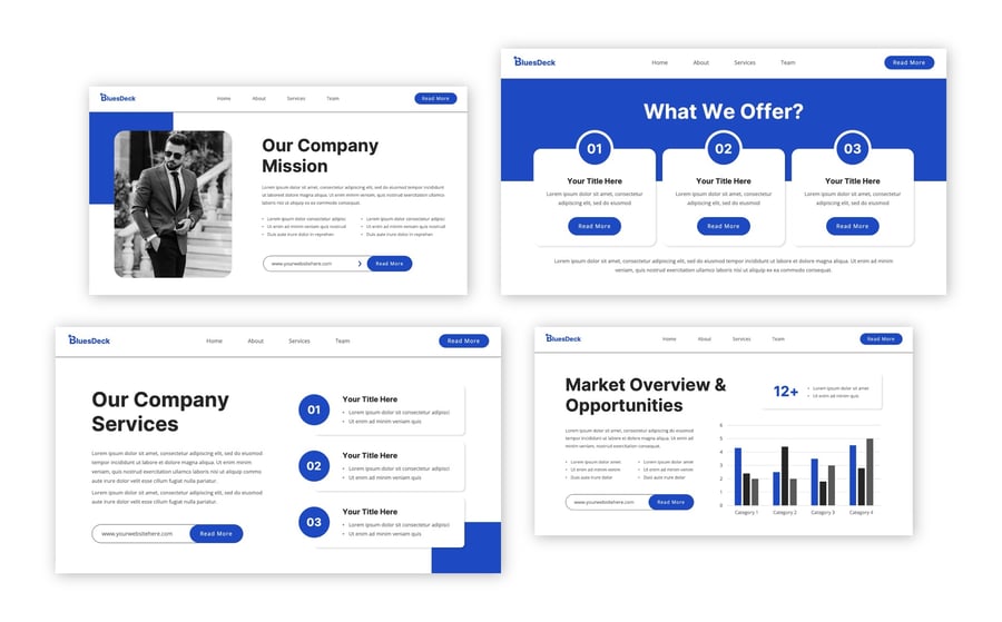 业务介绍PPT模板 (PPT,PPTX)