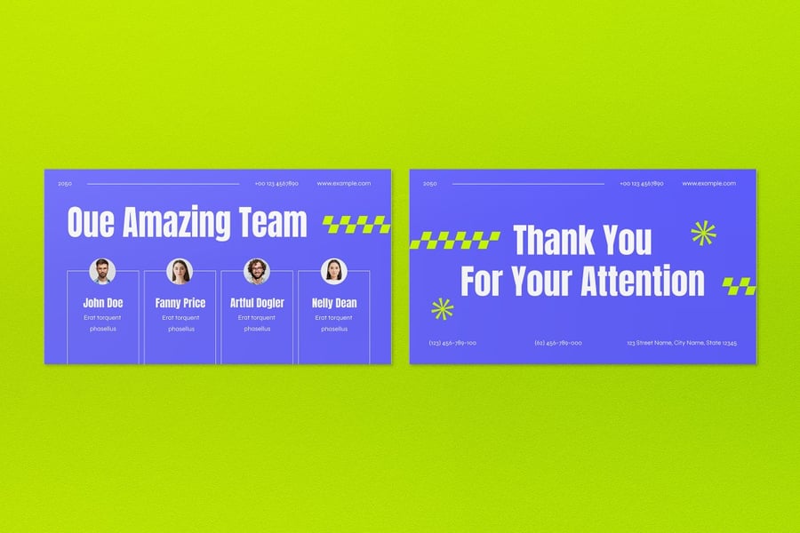 蓝色现代公司项目建议PPT模板 (PPT,PPTX)