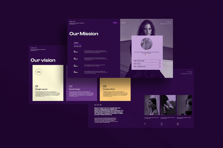 创意简短的PPT模板 (PPTX)