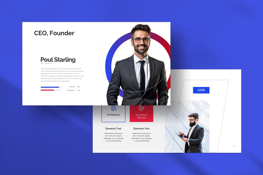 商业路演报告PPT模板 (PPTX)