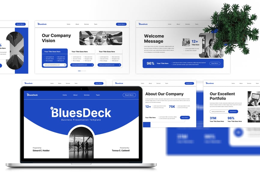 业务介绍PPT模板 (PPT,PPTX)