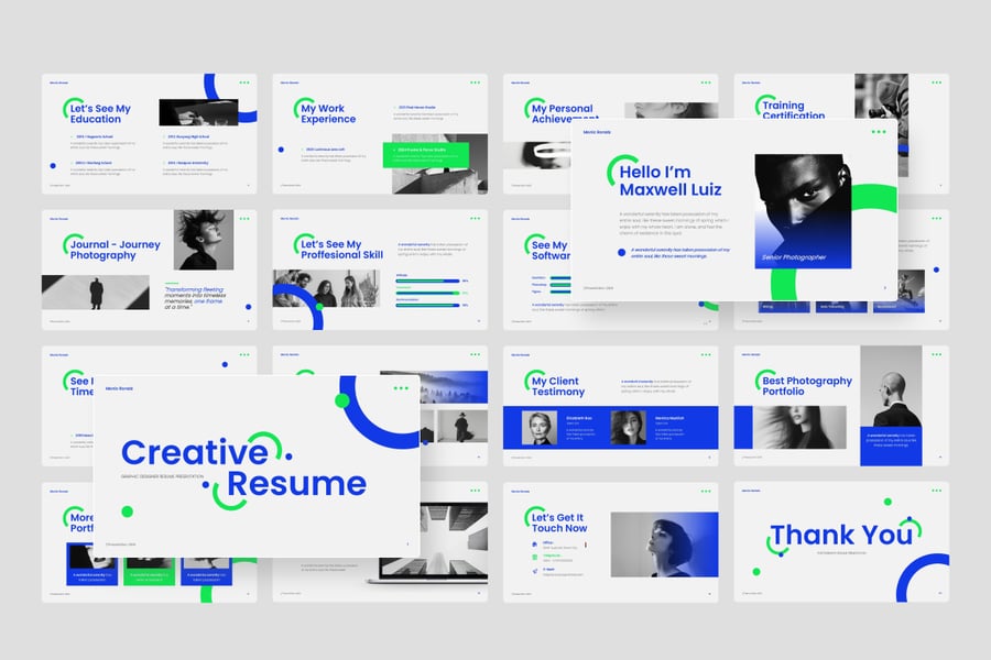 简历PPT模板 (PPTX)