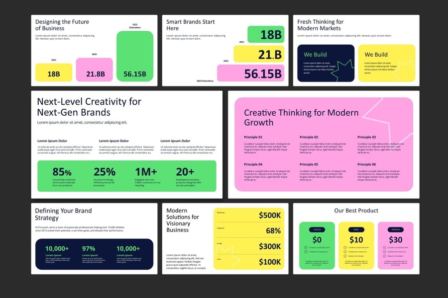 现代创意业务PPT模板 (PPTX)