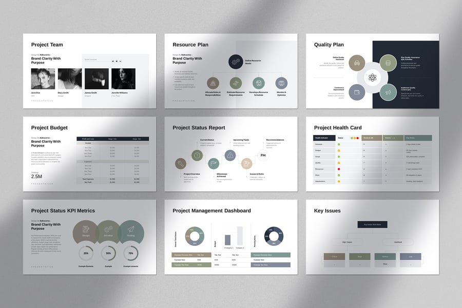 业务项目提案PPT模板 (PPTX)