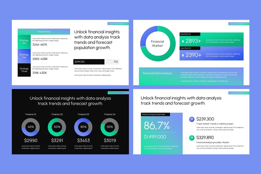 数据可视化PPT模板 (PPTX)