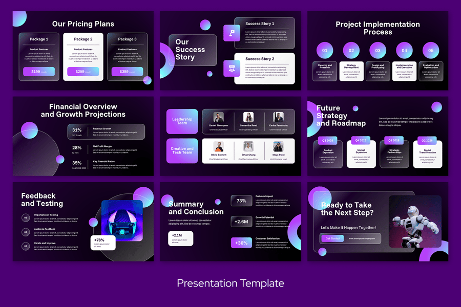 变形动态PPT模板 (PPTX)