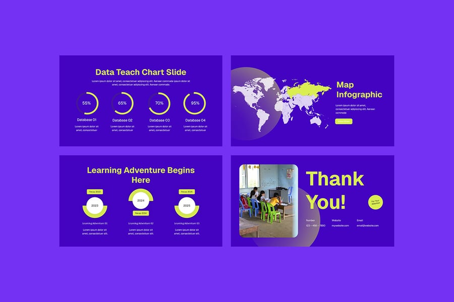 教育相关PPT模板 (PPTX)