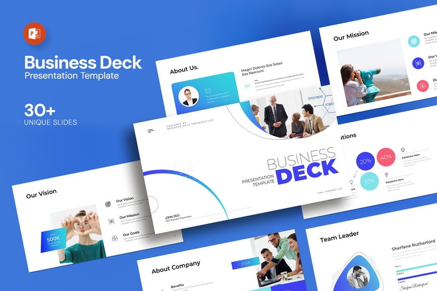 商务路演PPT模板 (PPTX)